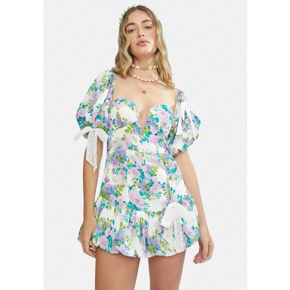For Love and Lemons Alice Mini Dress Size Medium Size M - Picture 1 of 8